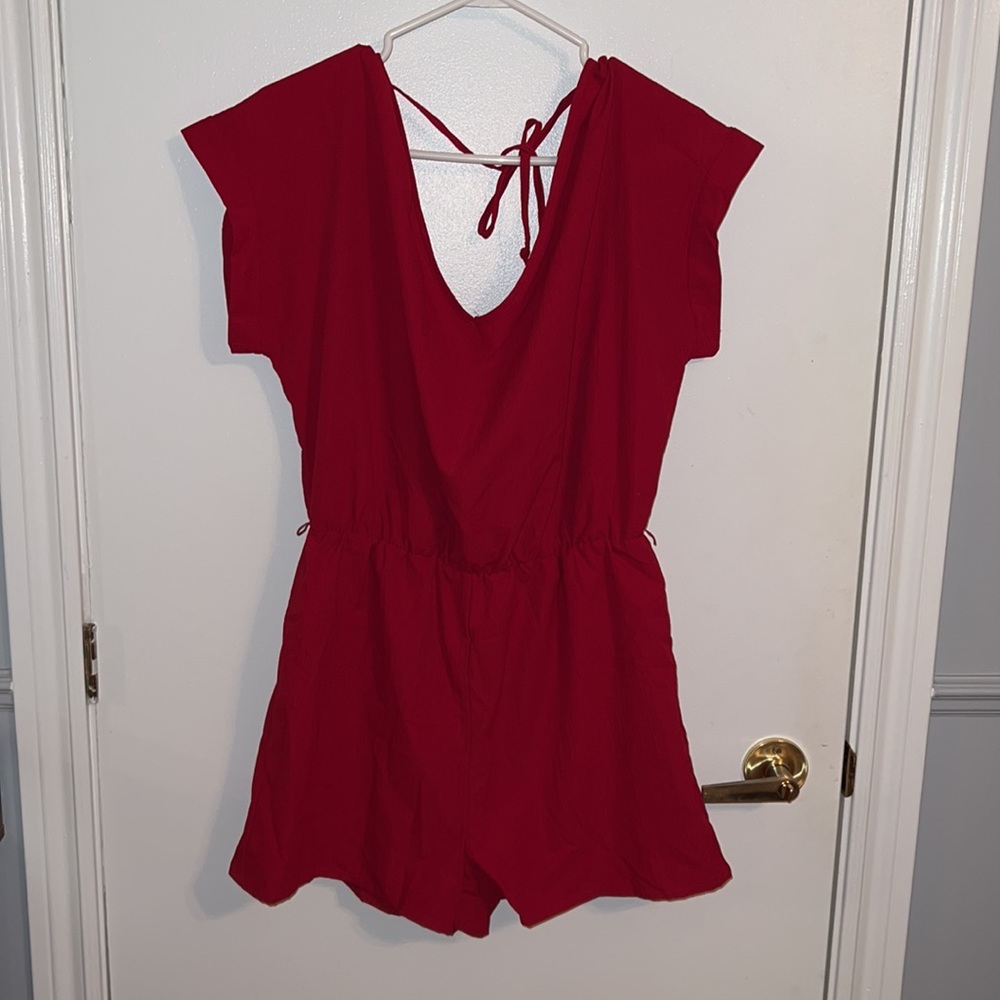 RED ROMPER - Picture 2 of 5